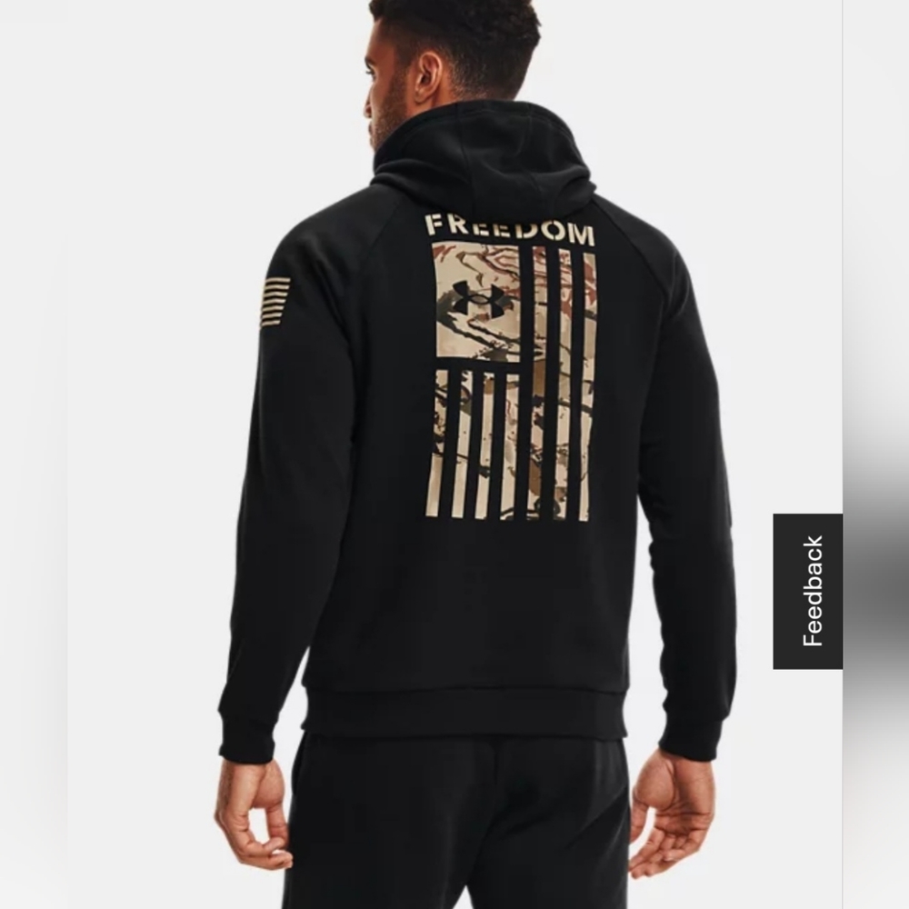 Under Armour Freedom Hoodie-New with tags - Picture 2 of 4